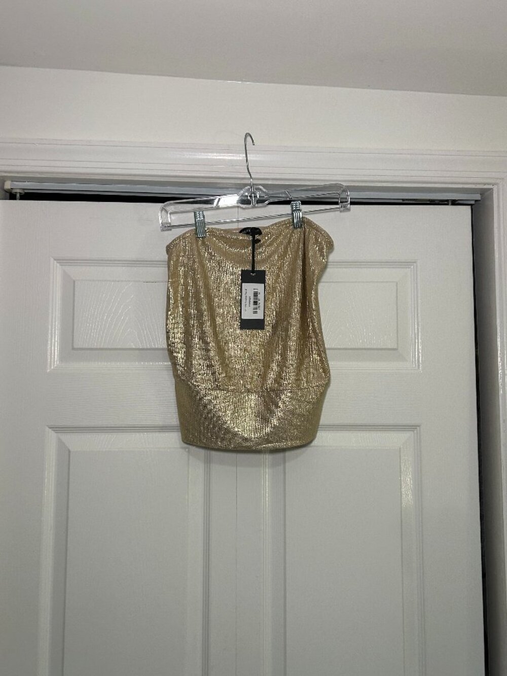 Girl Time Strapless Top Champagne M